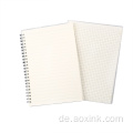 PP Frosted Cover Augenschutz Spiralgitter Linien Notizbuch